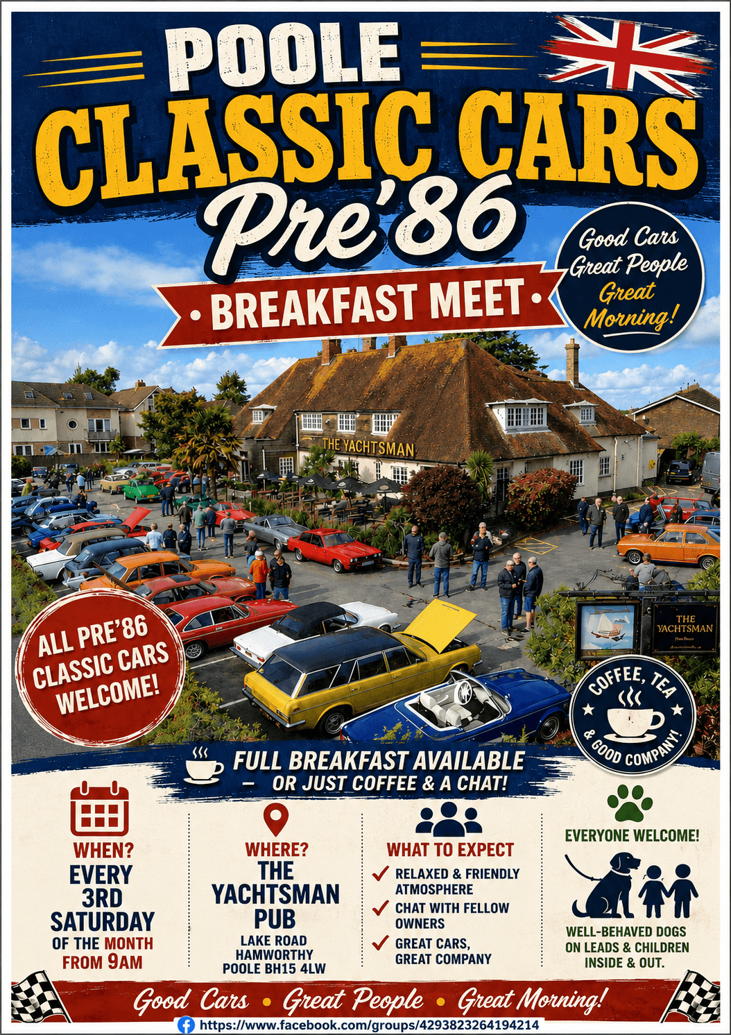 Poole Classic pre'86 Breakfast Meet — image supplied by the event publisher